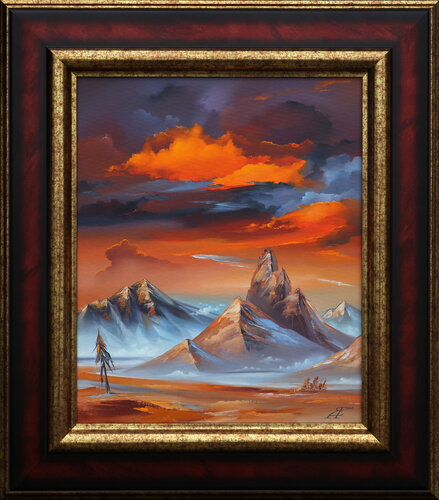 Harmony of warm reflexes. by Alexander Jazykov, Painting for Sale on Select
