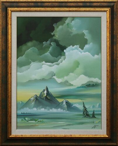 Lost echo. by Alexander Jazykov, Painting for Sale on Select