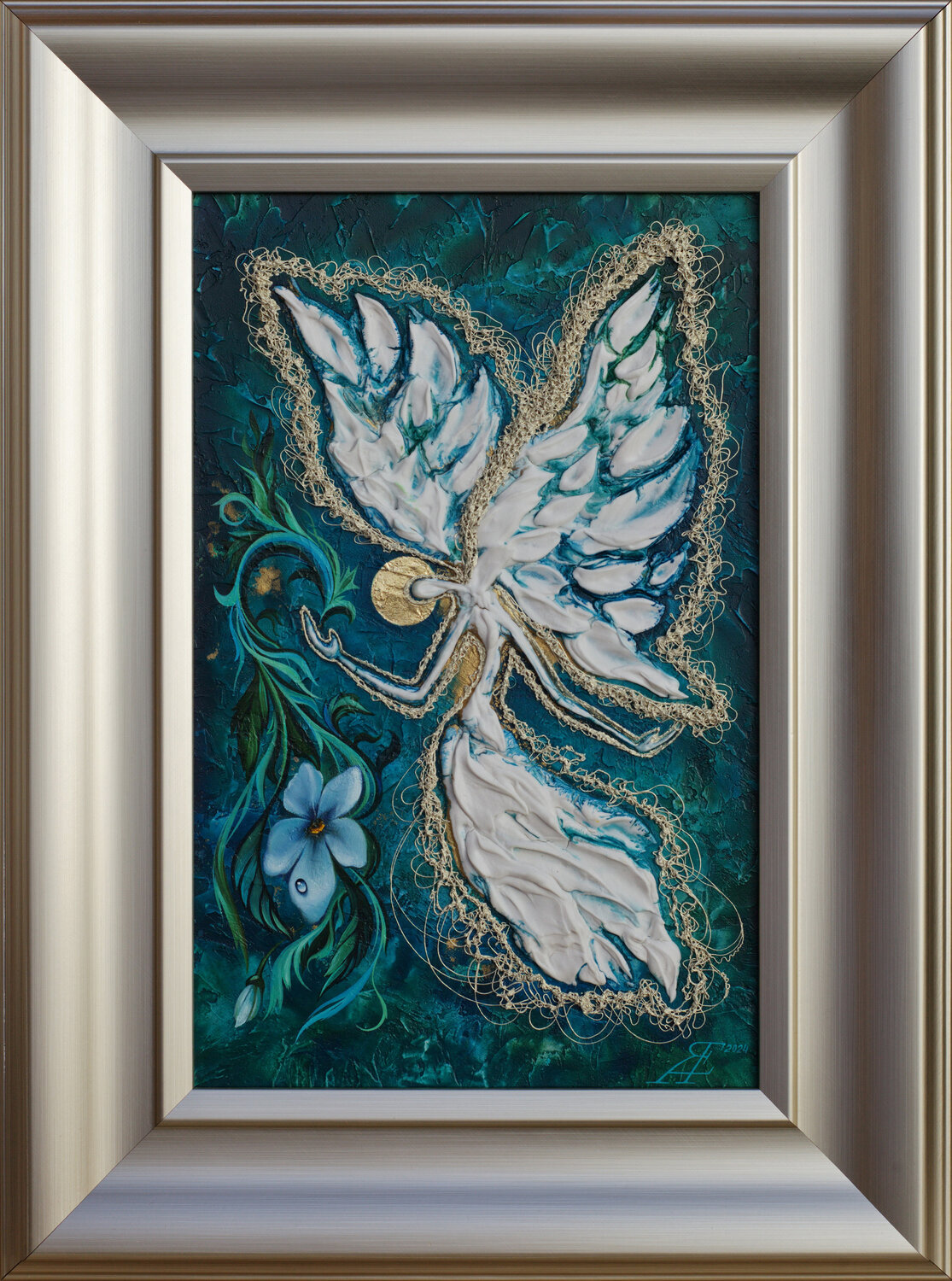 Angel of Pure Confessions. Alexander Jazykov Original painting for sale