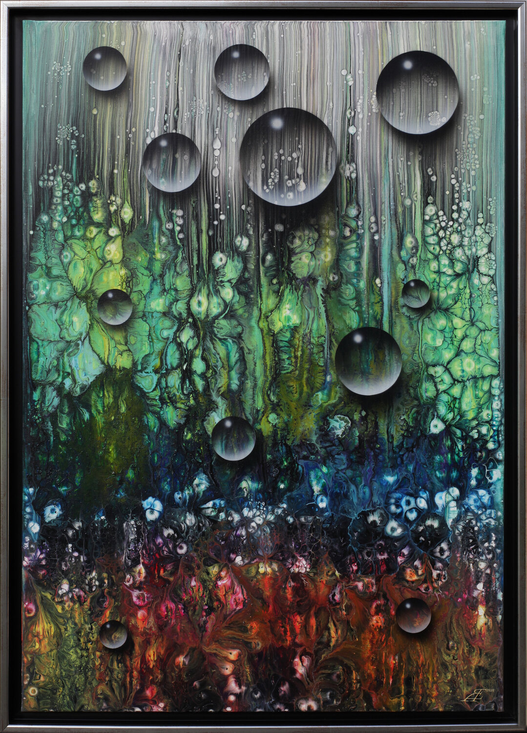 Alchemy of the Elements. Alexander Jazykov Original painting for sale