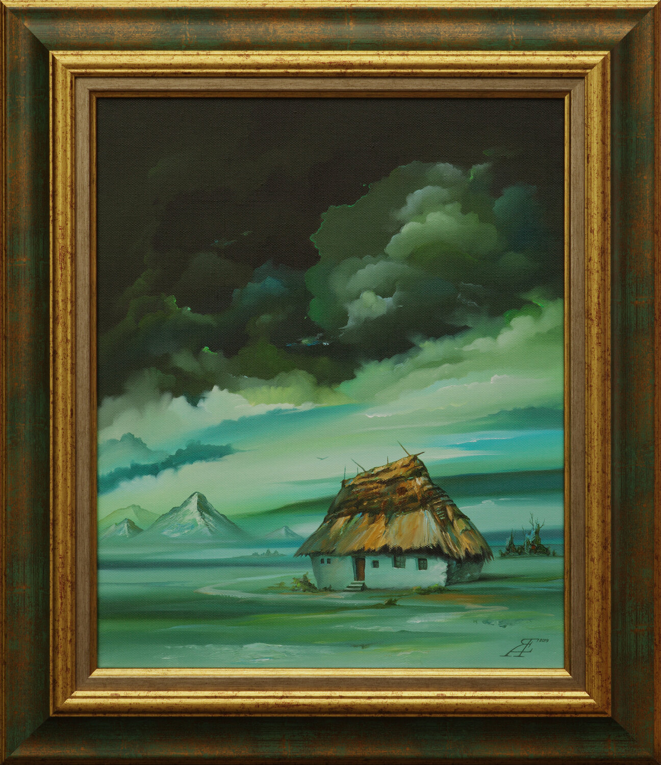 On the edge of calm. Alexander Jazykov Original painting for sale