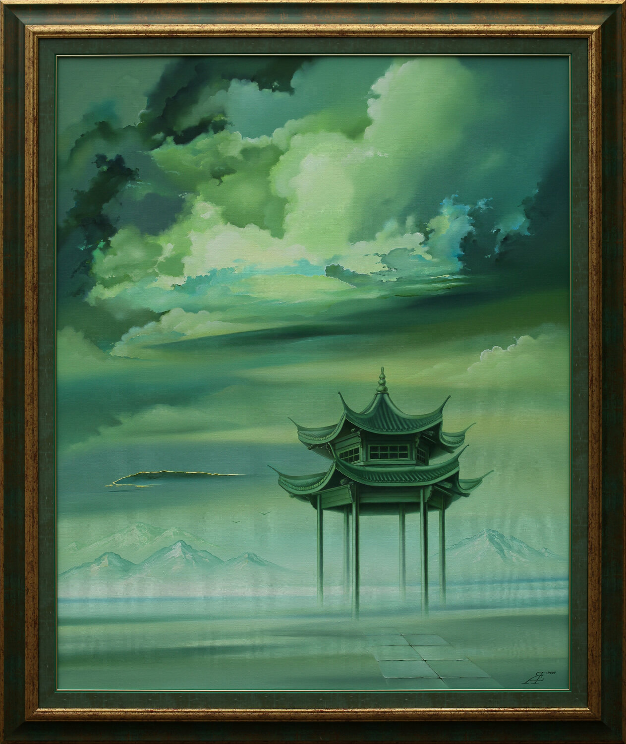 The Eternal Path Alexander Jazykov Original painting for sale