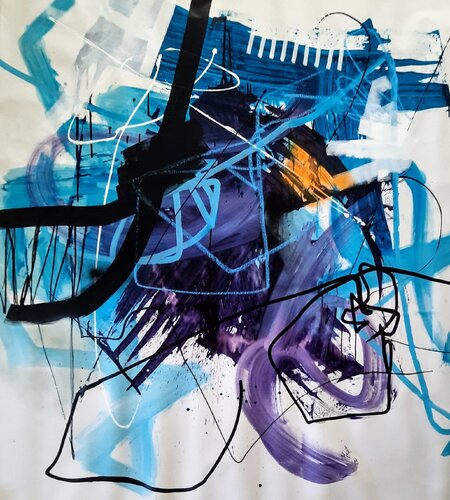 BEAST by Yossef Ben-Sason, Painting for Sale on Select