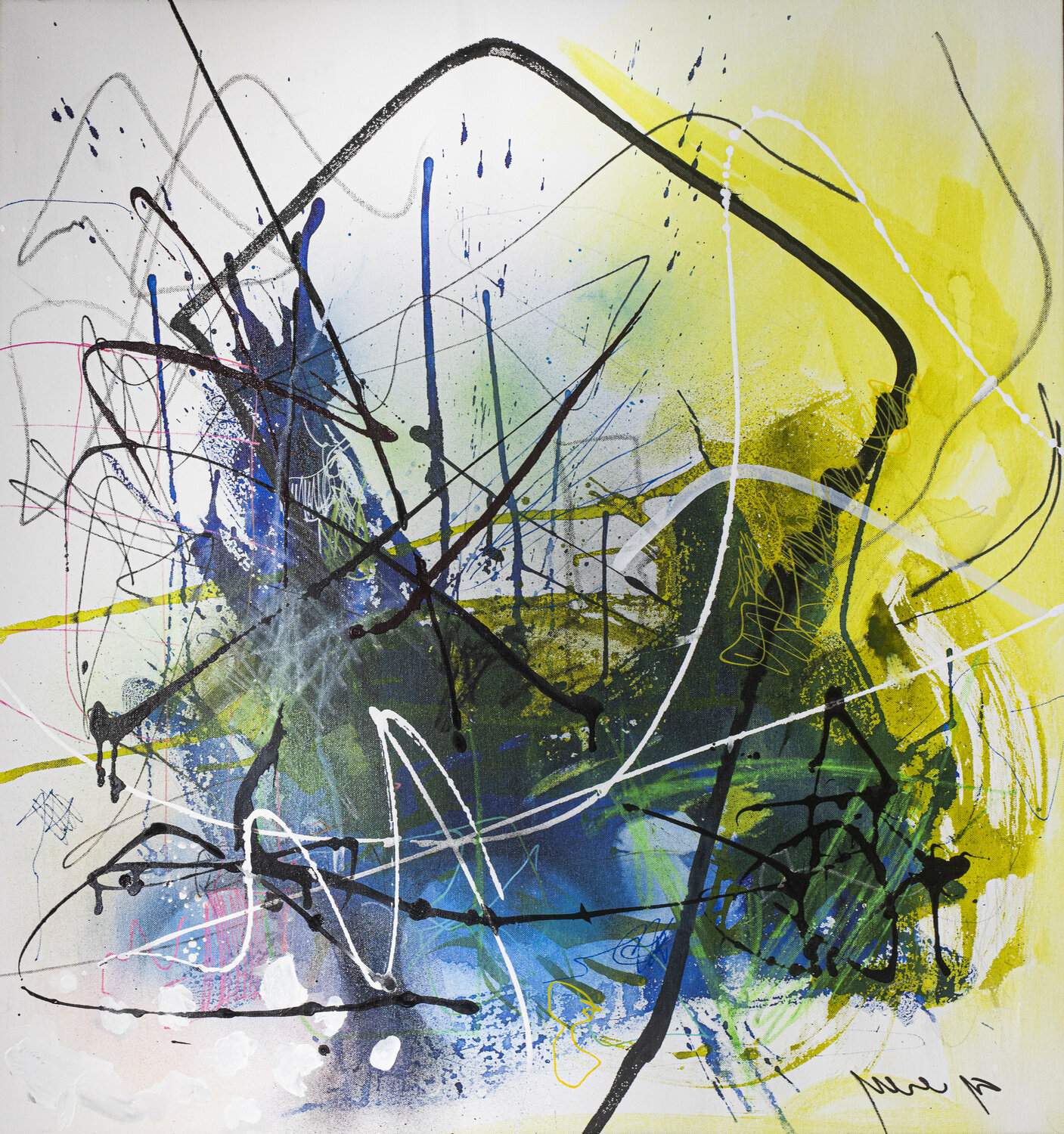 CRAZY DIAMOND Yossef Ben-Sason Original painting for sale