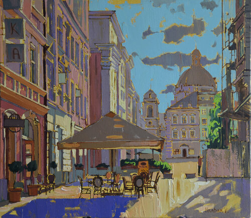 Noon by Vira Hrabar, Painting for Sale on Select