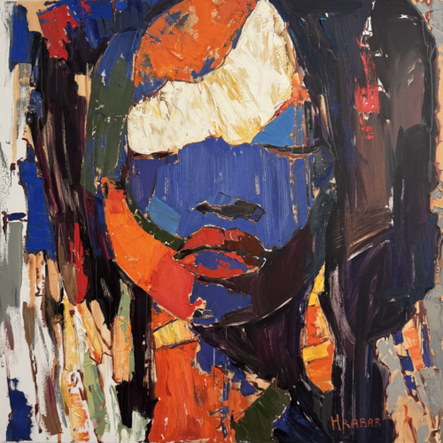 Unmasked by Vira Hrabar, Painting for Sale on Select