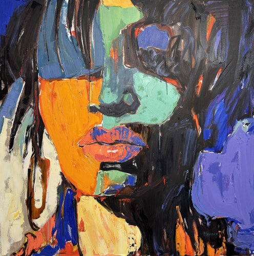 Dangerous Colors by Vira Hrabar, Painting for Sale on Select