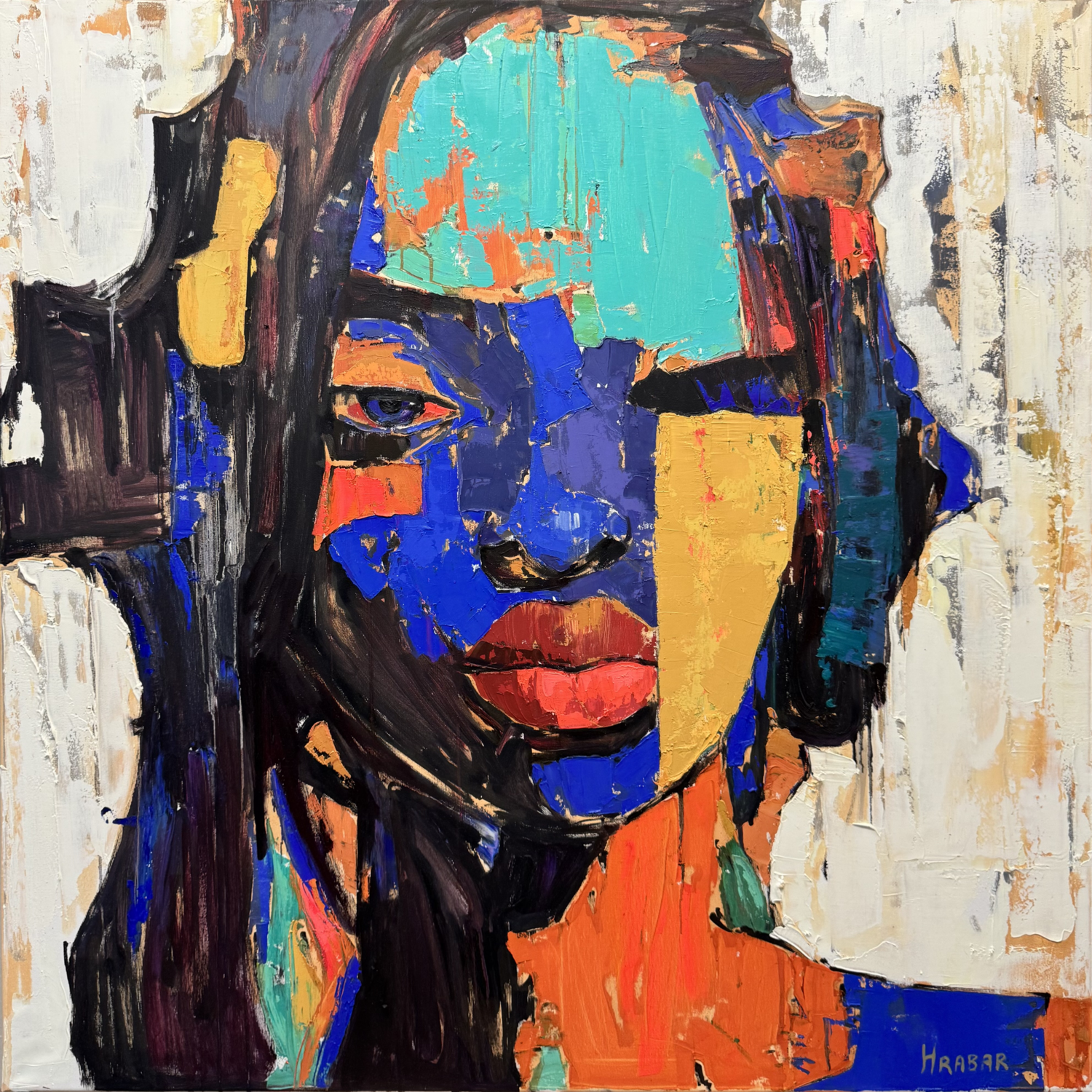 Unwavering Vira Hrabar Original painting for sale