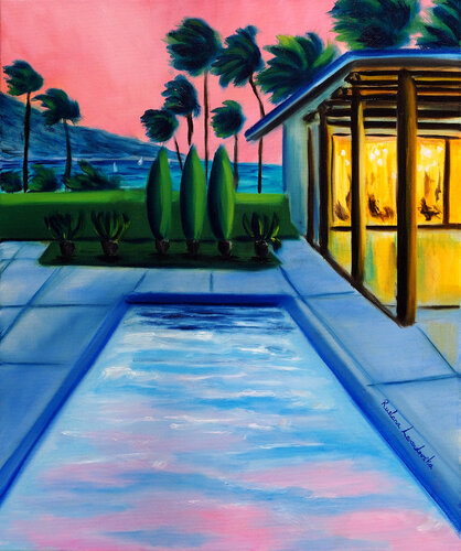 Endless Summer Sunset by Ruslana Levandovska, Painting for Sale on Select