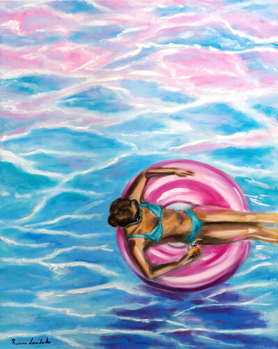 Sun Kissed Dreams by Ruslana Levandovska, Painting for Sale on Select