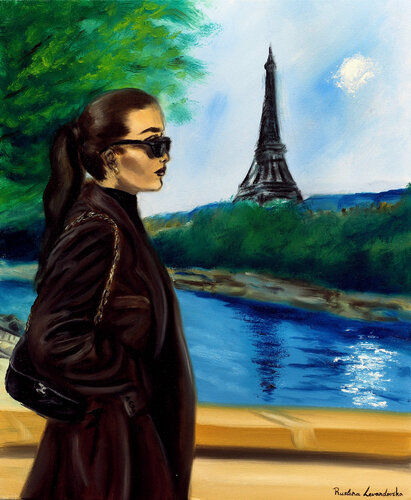 Parisian Afternoon by Ruslana Levandovska, Painting for Sale on Select