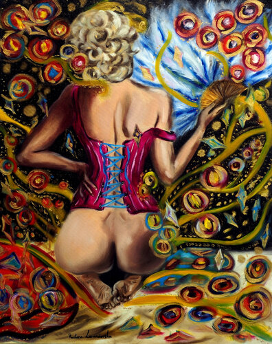 Feathers by Ruslana Levandovska, Painting for Sale on Select
