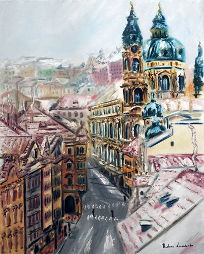 Impressions of Prague by Ruslana Levandovska, Painting for Sale on Select