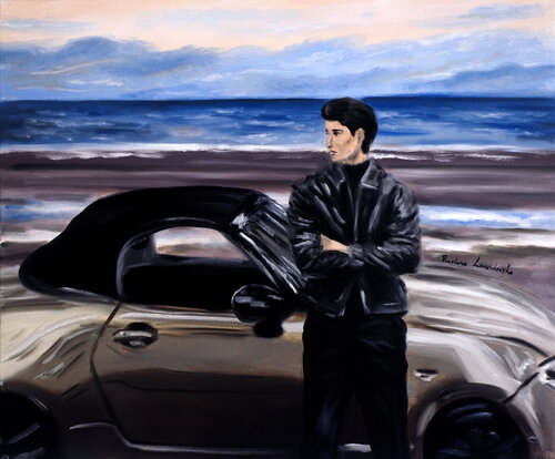 Coastal Drive by Ruslana Levandovska, Painting for Sale on Select
