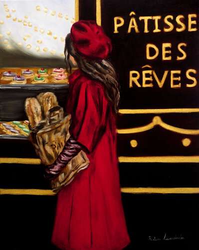 Parisian Bakery von Ruslana Levandovska, Malerei kaufen auf Select