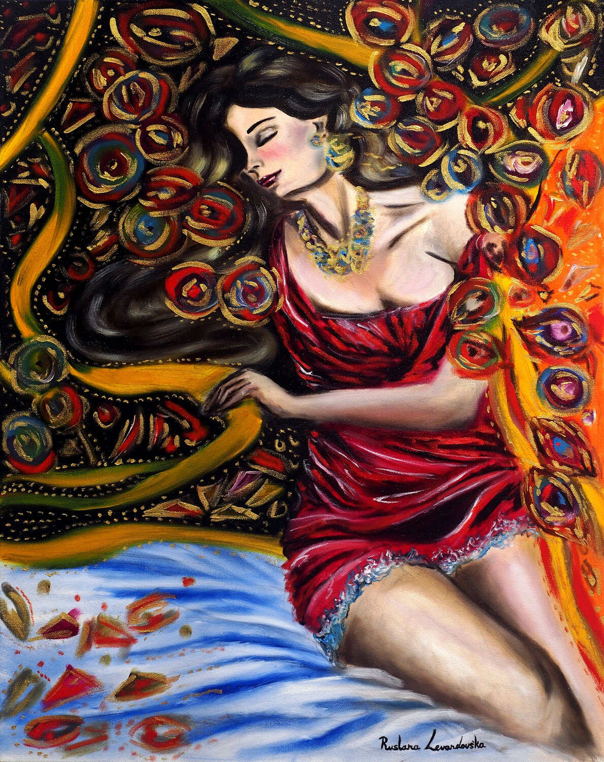 Shimmering Dream Ruslana Levandovska Original painting for sale