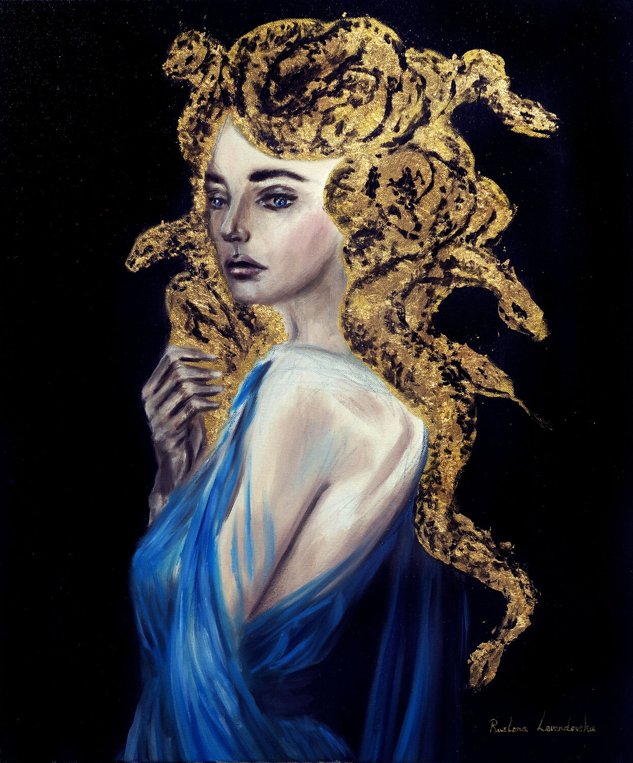 Medusa Ruslana Levandovska Original painting for sale