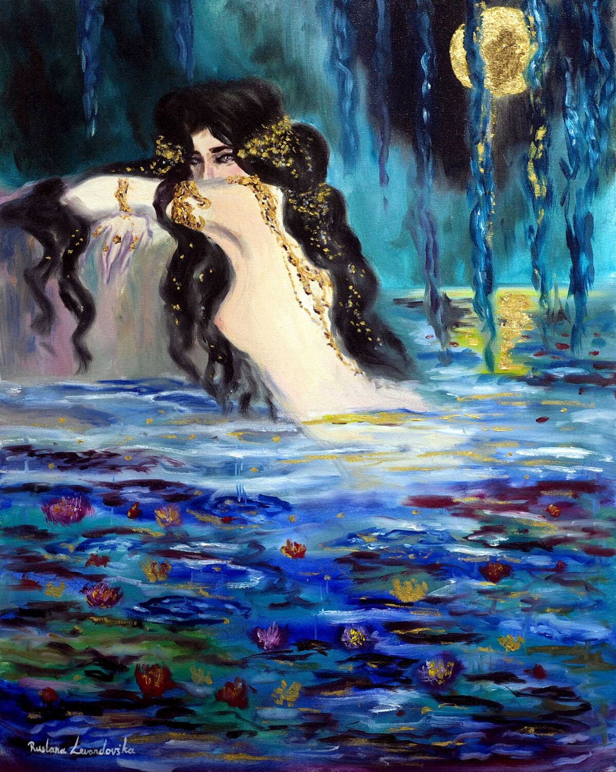 Siren Ruslana Levandovska Original painting for sale