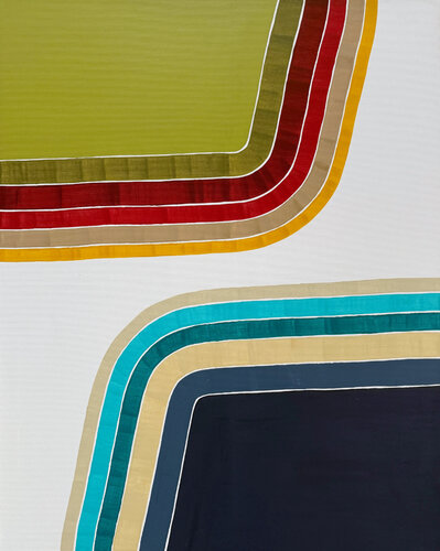 Fields and Curves! by Astrid Stoeppel, Painting for Sale on Select