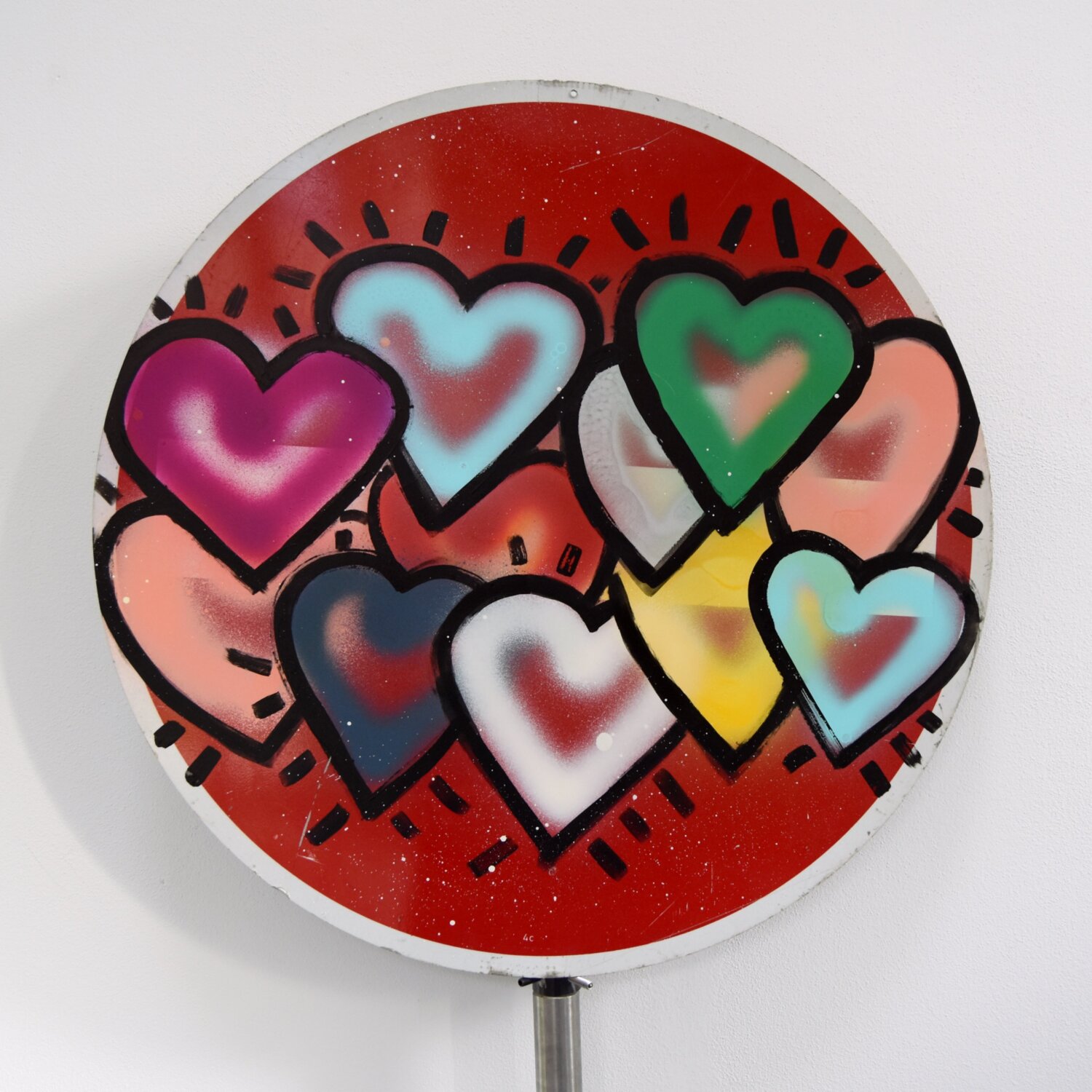 STREET Hearts #2 Astrid Stoeppel Original painting for sale