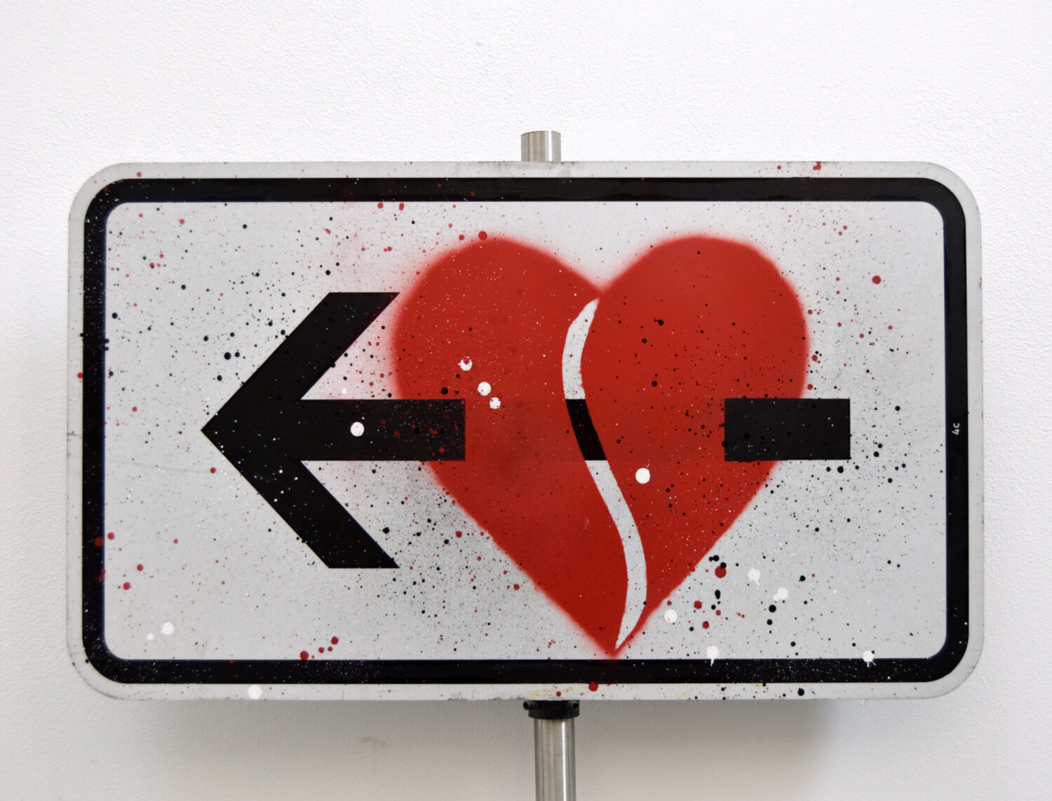 STREET Heart #2 Astrid Stoeppel Original painting for sale