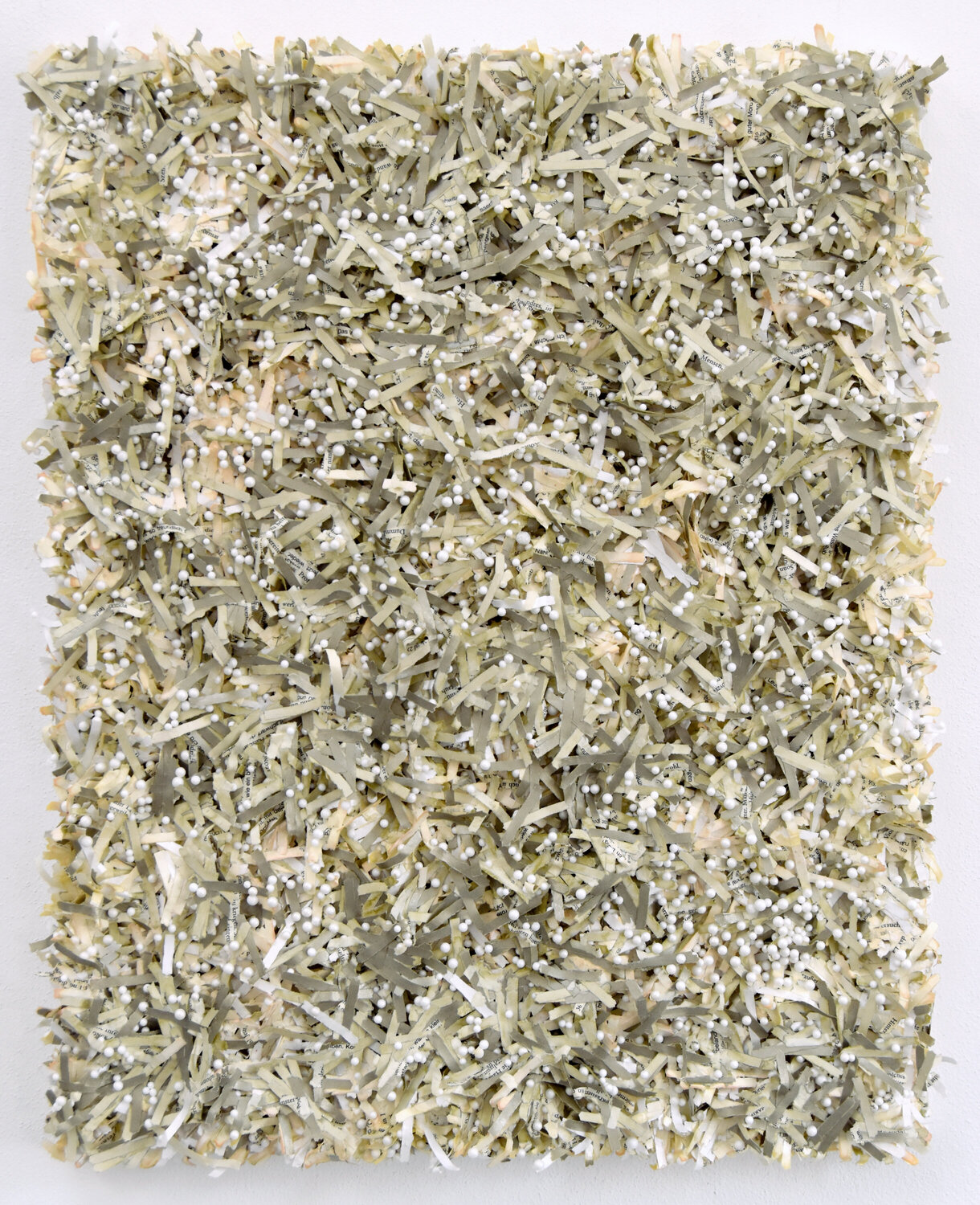 Paperwork & Pearls "Pure" Astrid Stoeppel Original painting for sale