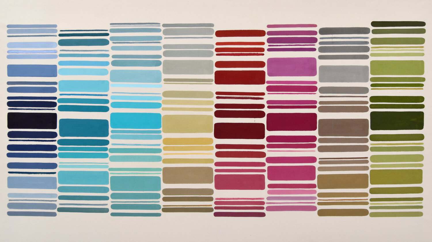 Color chart #5 Astrid Stoeppel Original painting for sale