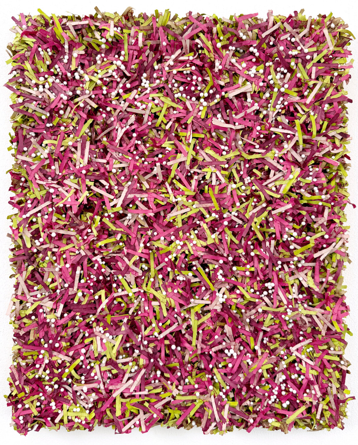 Paperwork & Pearls "Bougainvillea" Astrid Stoeppel Original painting for sale