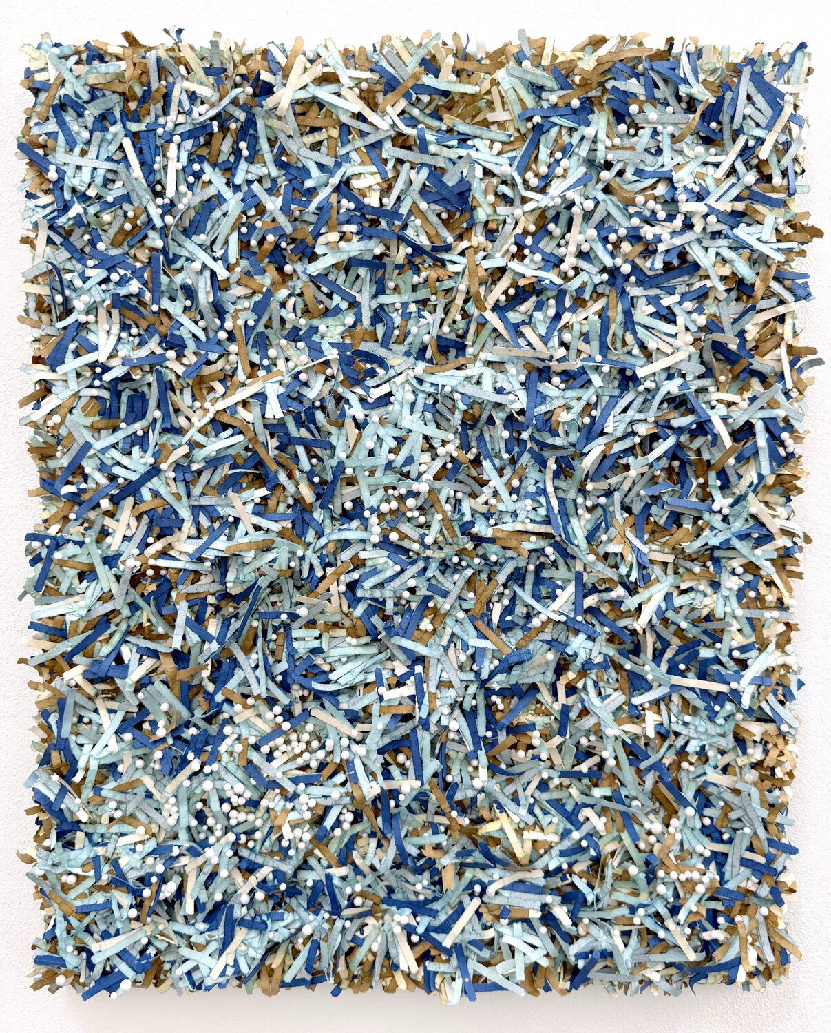 Paperwork & Pearls "Cornflower" Astrid Stoeppel Original painting for sale