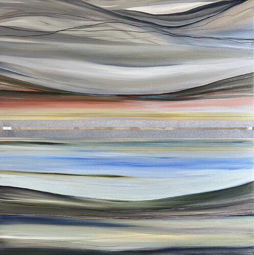 Woven Stillness by Michele Krauss, Painting for Sale on Select