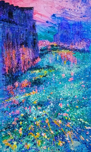 LIGHT THAT DOES NOT TOUCH by Andrés Rueda, Painting for Sale on Select