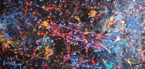 SATIN BLACK by Andrés Rueda, Painting for Sale on Select