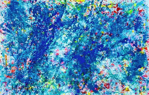 THROUGH LIGHT I by Andrés Rueda, Painting for Sale on Select