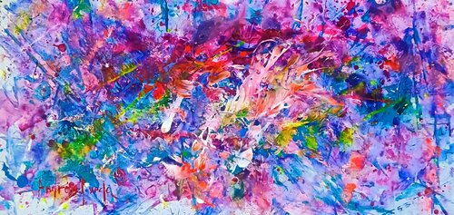 COLOR IN TRANSIT by Andrés Rueda, Painting for Sale on Select