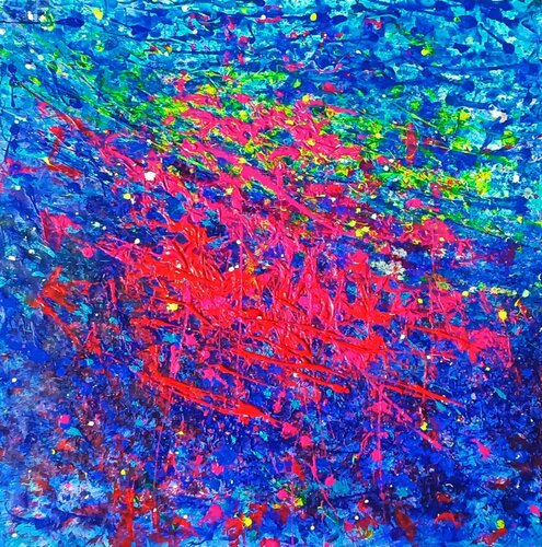 SUSPENSION by Andrés Rueda, Painting for Sale on Select