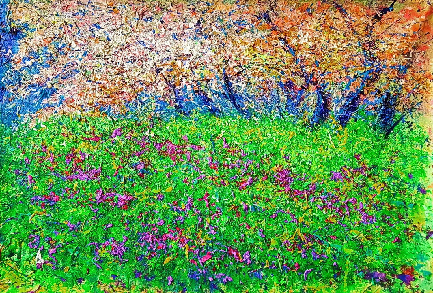 WILD SYMPHONY Andrés Rueda Original painting for sale