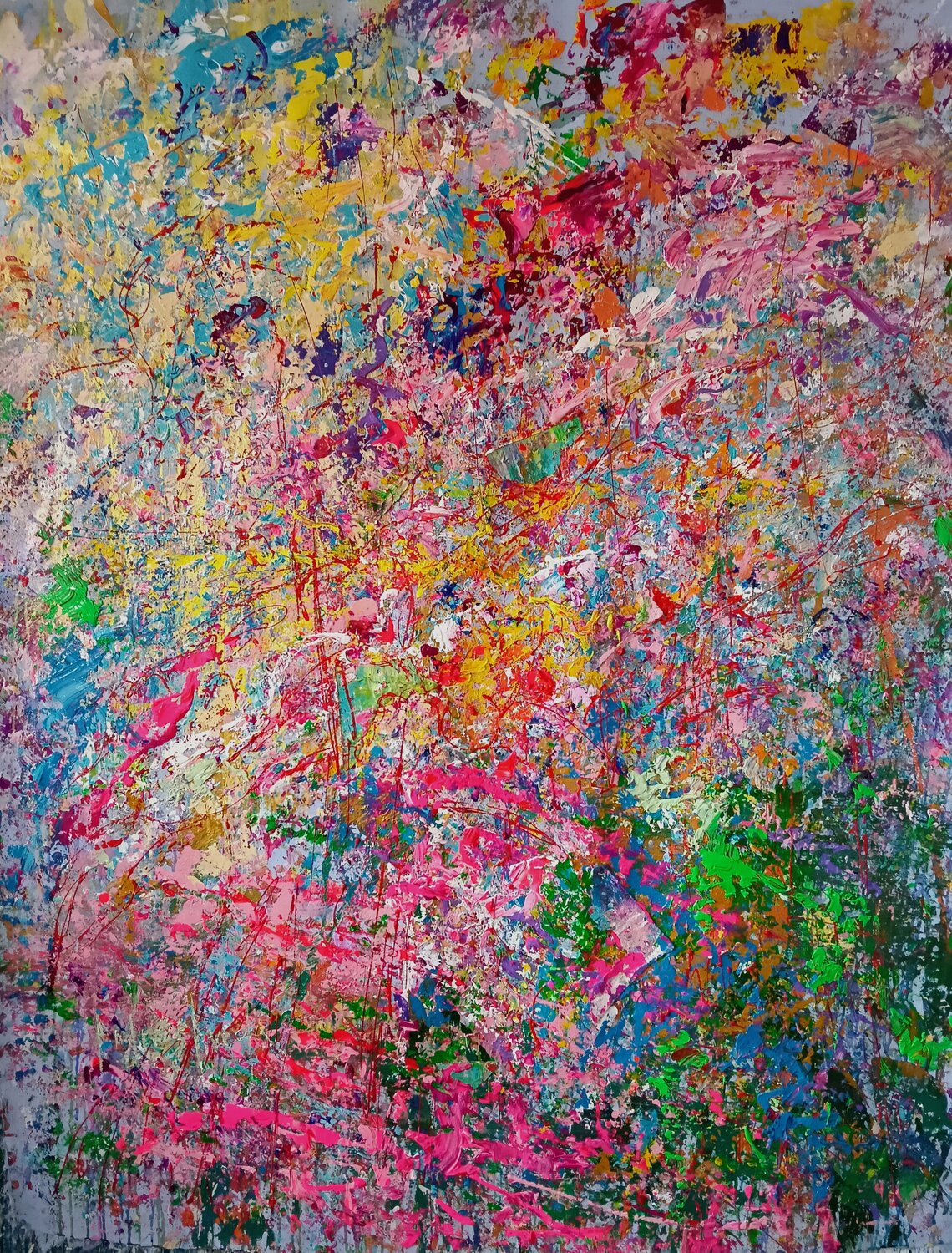 INTERRUPTED SESSION Andrés Rueda Original painting for sale