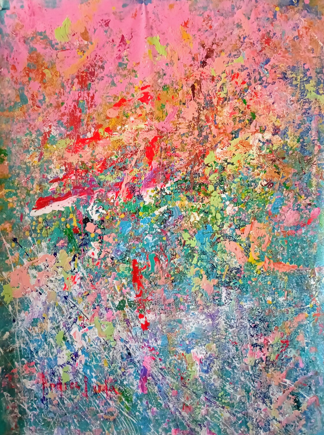 ASCEND Andrés Rueda Original painting for sale