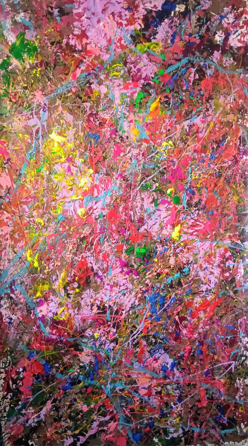 HIDDEN NOISE Andrés Rueda Original painting for sale