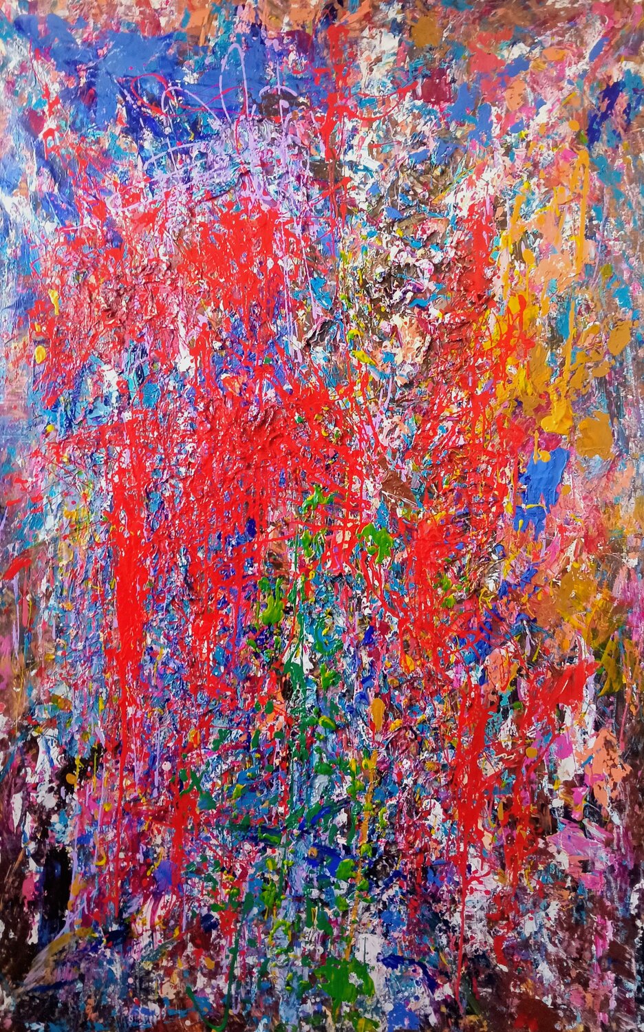 ENTROPY IN BLOOM Andrés Rueda Originalgemälde zu verkaufen