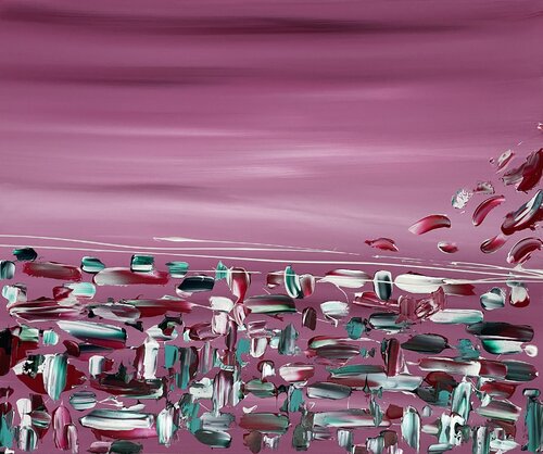 energia rosa by LETTERIA - LILLYLILLA' RUSSO, Painting for Sale on Select