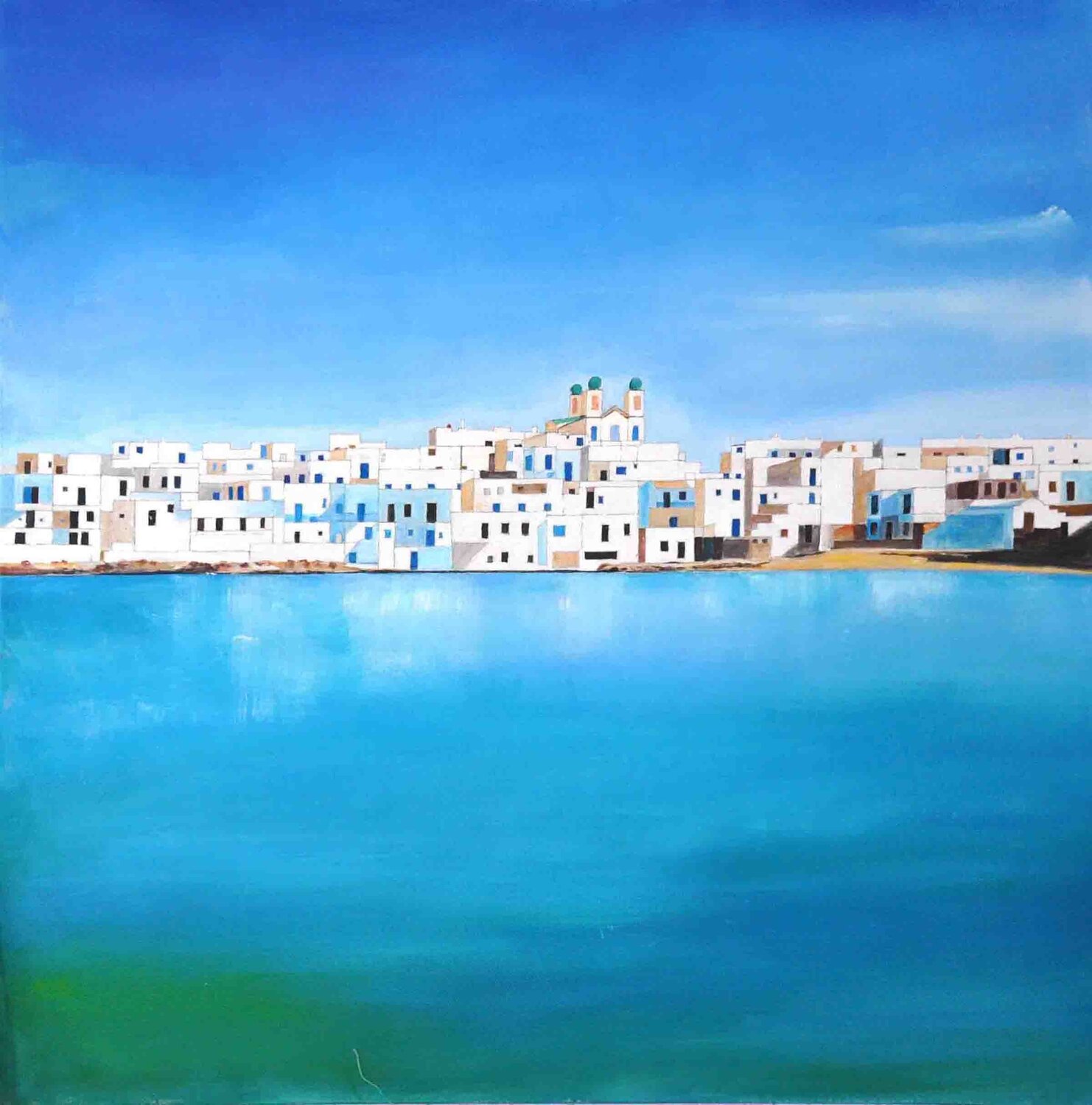 Paros Richard Kattman Original painting for sale