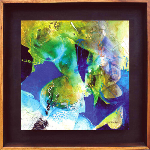 Lapislázuli XV by Alejandro Martínez-Peña, Painting for Sale on Select
