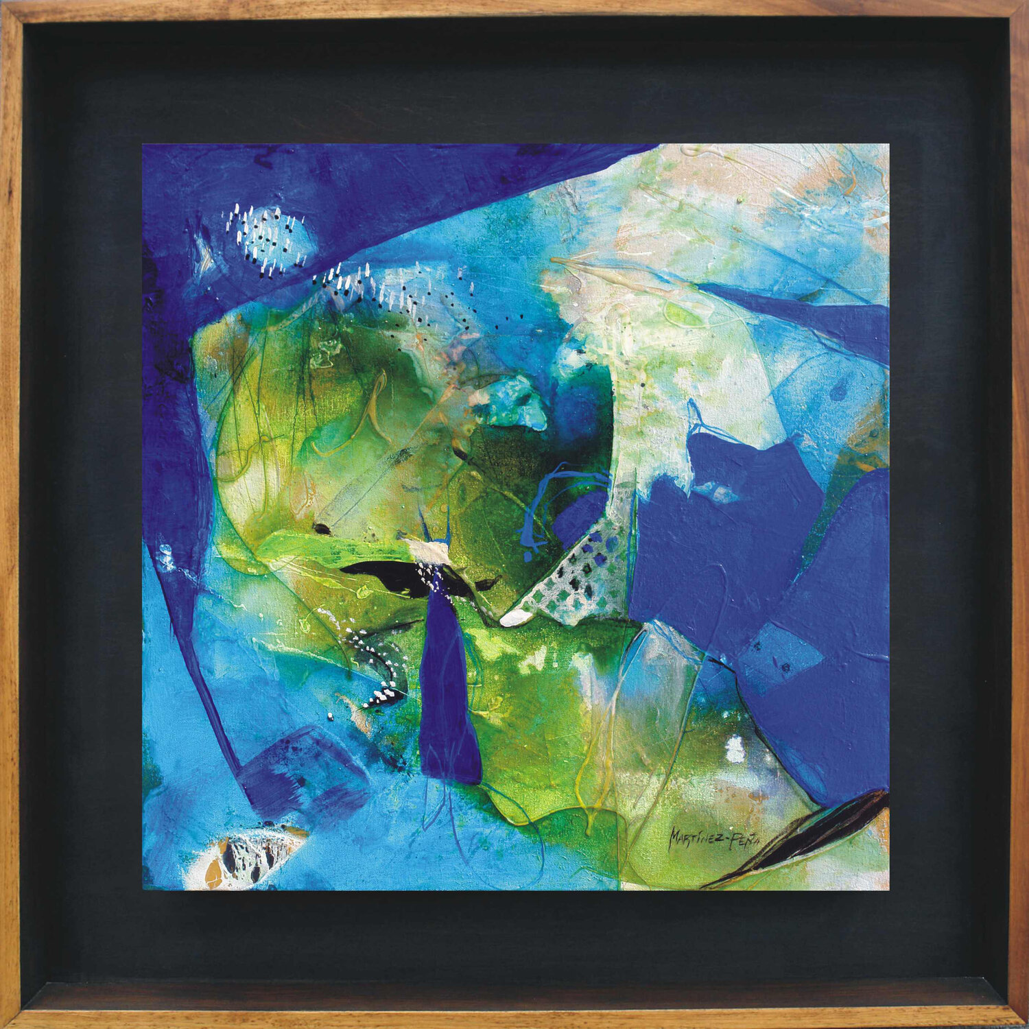 Lapislázuli XVI Alejandro Martínez-Peña Original painting for sale