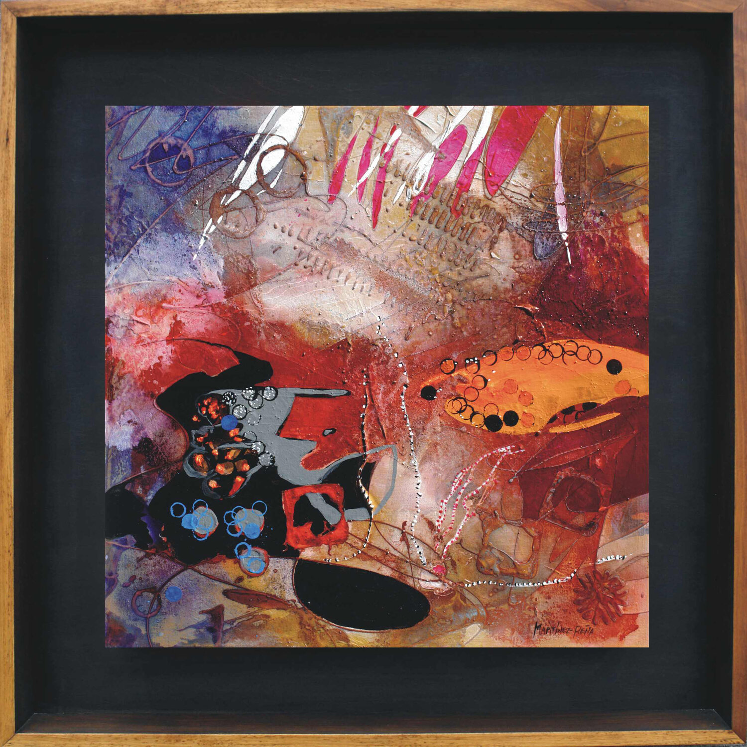 Hongos V Alejandro Martínez-Peña Original painting for sale