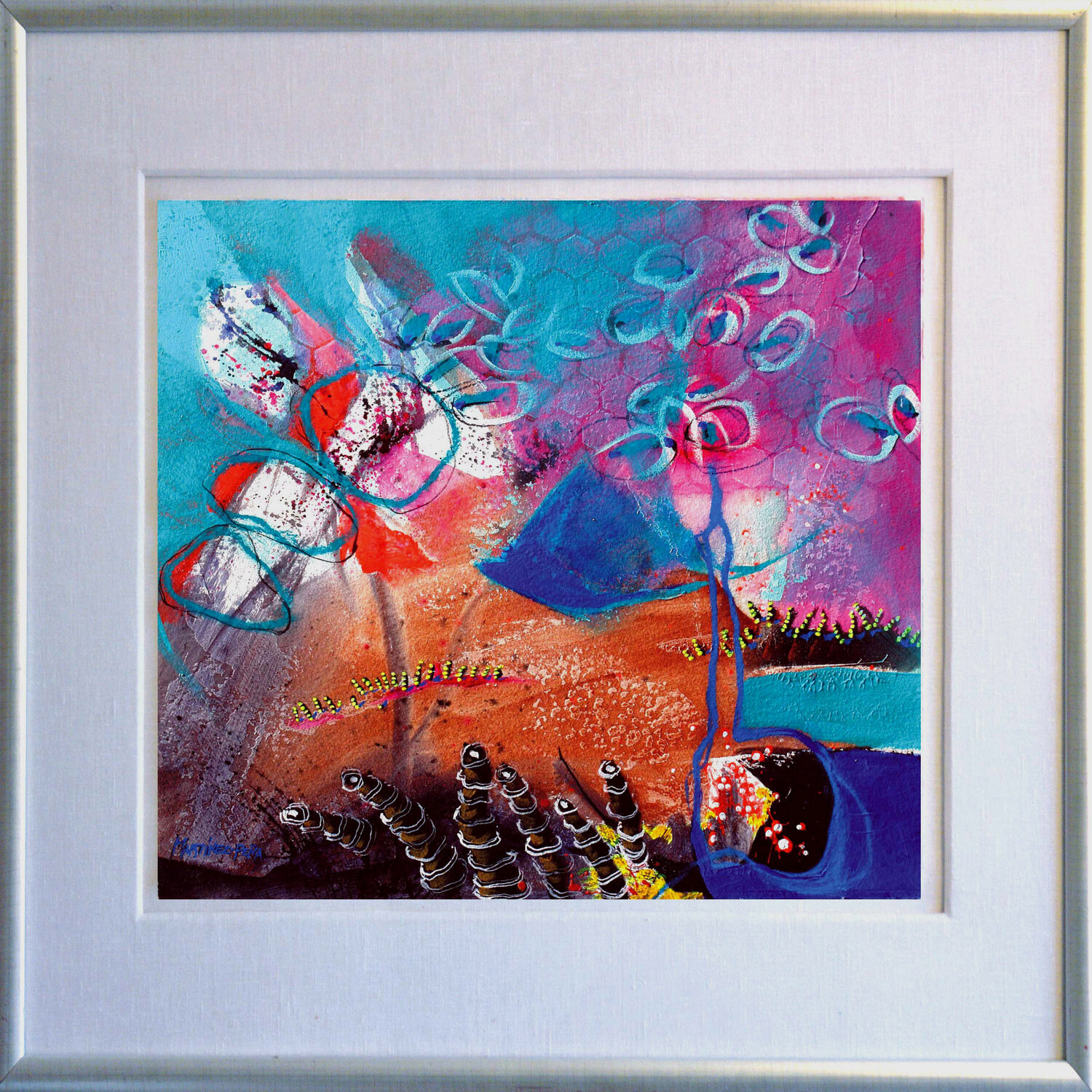 Aurora Boreal III Alejandro Martínez-Peña Original painting for sale