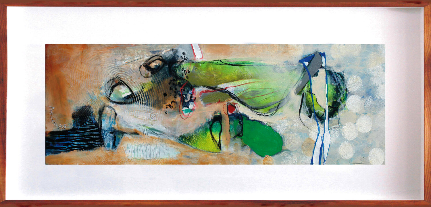 Cenotes III Alejandro Martínez-Peña Original painting for sale