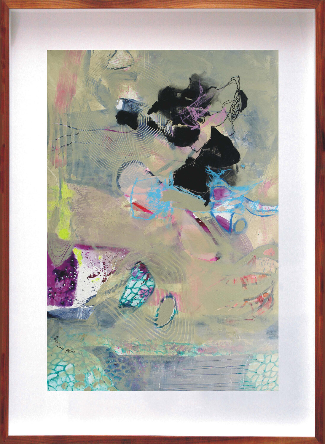 La vereda IX Alejandro Martínez-Peña Original painting for sale