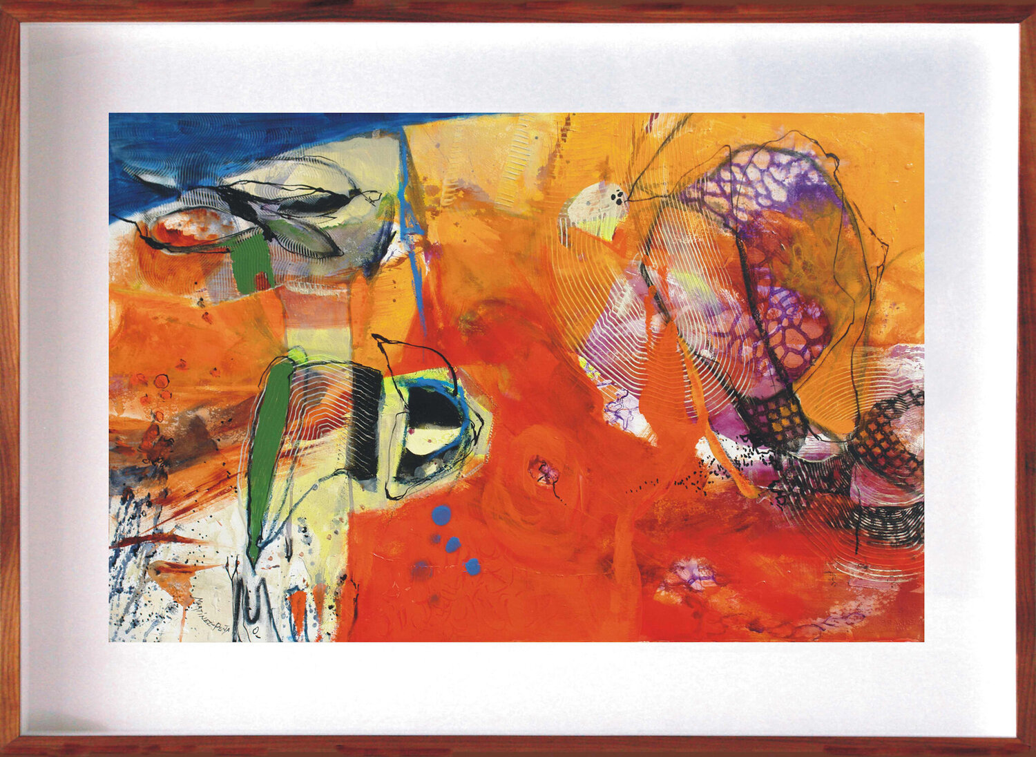 Escarabajos VI Alejandro Martínez-Peña Original painting for sale