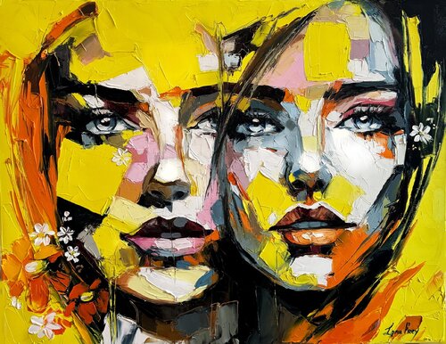 Summer colors of love by Lana Frey, Painting for Sale on Select